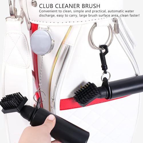 Portable Essential Cleaner Brush with Clip, 100ml Squeeze Water Bottle, Plastic Cleaning Tool for Deep Cleaning, Men and Women