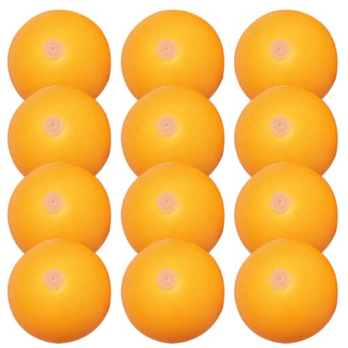 GALPADA 100pcs 27mm Table Tennis Balls with Hole, Abs Plastic Ping Pong Balls for Practice Machine Training, Yellow Bulk Set for Leisure and Competition Use