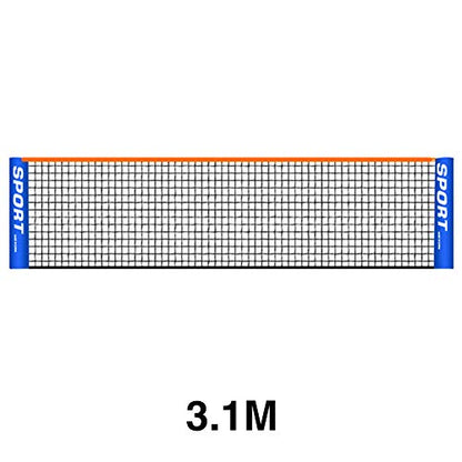 Portable Badminton Net Set for Tennis, Soccer Tennis, Kids Adult Volleyball Training Net Indoor/Outdoor Sports Net for Garden Court Beach Backyard