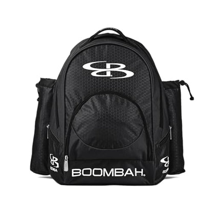 Boombah Tyro Baseball/Softball Bat Backpack - 20" x 15" x 10" - Holds 2 Bats up to Barrel Size of 2-5/8" - color: Black