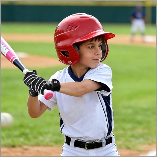 Kids Baseball/Softball Batting Gloves Youth,Super Grip Teeball Gloves for Boys and Girls - size: Youth XS/S(5.5-6in)