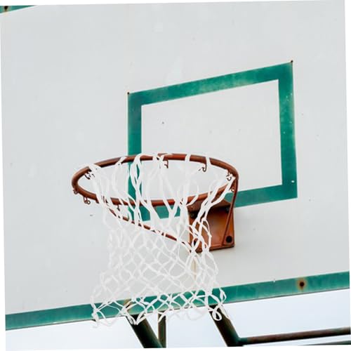 Toddmomy 12 Loop Heavy-Duty Nylon Basketball Net Weather-Resistant Replacement Mesh for Standard Basketball Rim for Outdoor Use