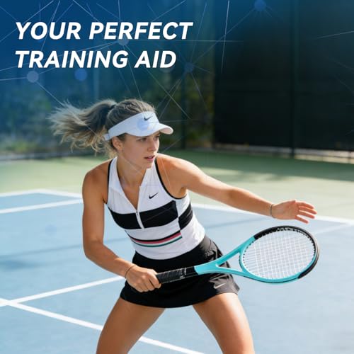 Sweet Spot Tennis Training Racket 37-Inch Compact Head Design 300g Lightweight Professional Racket Ideal for Teenagers and Professional Trainers - color: BlueBlack-275g
