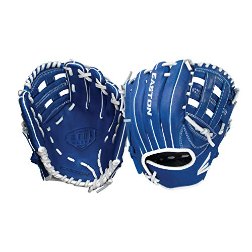 Easton | Future Elite Youth Baseball Glove - color: H-Web | Royal / White, size: 11" | Utility
