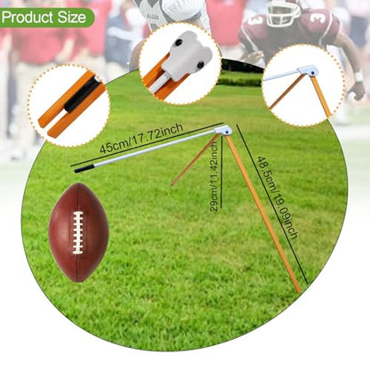Football Kicks Toe Adjustable Soccer Support Metal Metal Stand Support Rugby Training for Next Adult Children
