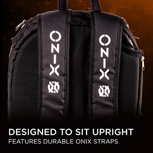 Onix Pickleball Durable Backpack is Designed to Carry Paddles, Balls, Apparel, and Water Bottles - color: Durable Backpack, size: Backpack