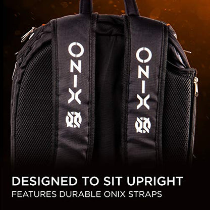 Onix Pickleball Durable Backpack is Designed to Carry Paddles, Balls, Apparel, and Water Bottles - color: Durable Backpack, size: Backpack