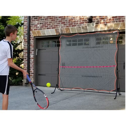 Tourna Rally Pro Adjustable Tilt Rebound Net (7x7 ft) for Tennis and Pickleball - style: New Black