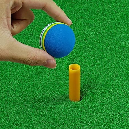 20PCS Golf Practice Balls, EVA Lightweight Sponge Balls for Indoor/Outdoor Golf Training,Adult Golfer Assistive Tools - color: Blue