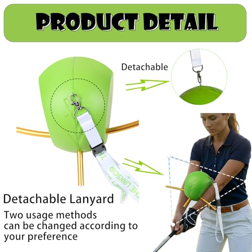The Connector Golf Training Aid, 2026 Upgraded Golf Swing Trainer for Posture Correction Practice, Small and Effective Golf Training Tool, Golf Swing Practice Trainer for Golfers and Beginners