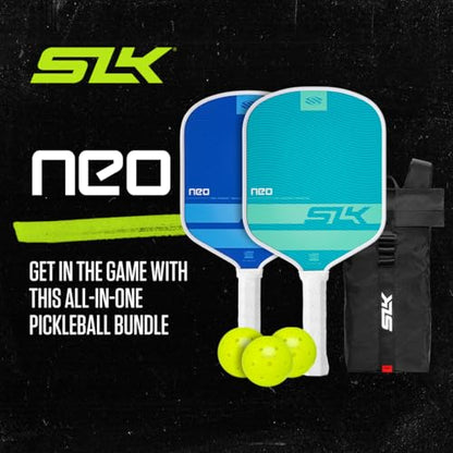 Selkirk Sport SLK Pickleball Paddles Set of 2 | Designed in The USA | Choose The SLK Neo Graphite, SLK Neo Fiberglass Pickleball Set or SLK Atlas Pickleball Bundle - color: Blue Turquoise | Neo Fiberglass