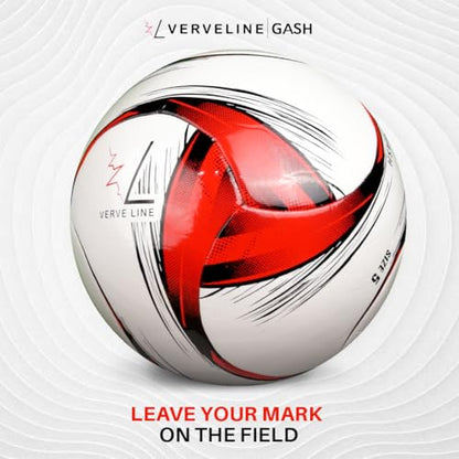 Soccer Ball Size 4 Training Soccer Ball – Machine Stitched TPU Soccer Ball for Indoor Courts and Outdoor Fields, Durable Football for Training and Recreational Use – VERVELINE