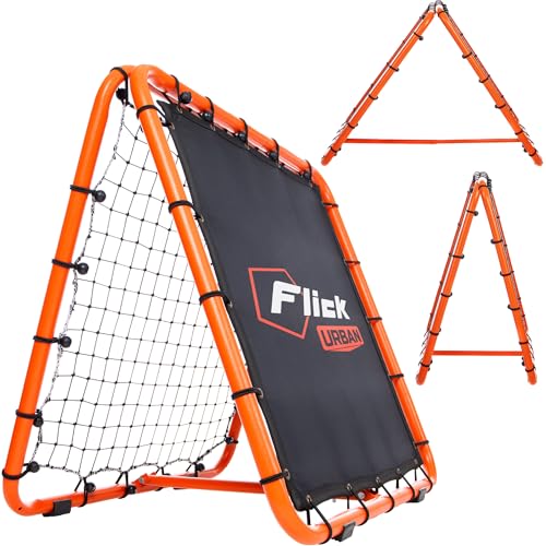 Flick Urban Dual Speed Rebounder – Double-Sided Soccer Rebounder with 6 Adjustable Angles – Soccer Training Equipment for Passing & Control – Suitable for Soccer, Volleyball & Baseball