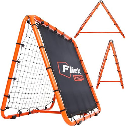Flick Urban Dual Speed Rebounder – Double-Sided Soccer Rebounder with 6 Adjustable Angles – Soccer Training Equipment for Passing & Control – Suitable for Soccer, Volleyball & Baseball
