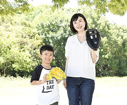 GP Baseball Gloves Youth 9 inch Left-Handed Pack with Soft Yellow Ball