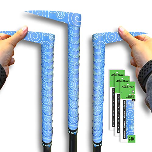 Alien Pros Golf Grip Wrapping Tapes - Innovative Golf Club Grip Solution - Enjoy a Fresh New Grip Feel in Less Than 1 Minute - style: 3-Pack Blue Clouds