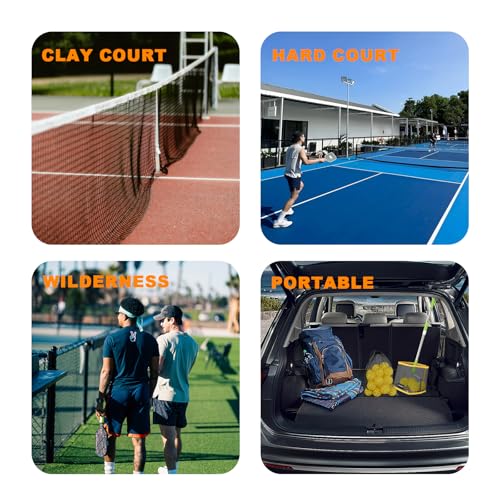 PICKLETECH Pickleball Ball Picker Upper - Tennis Balls Hoppers, 20-Ball Large Capacity | 24-34" Telescopic Stainless Steel Handle | Lightweight Portable for Outdoor Courts Clearance