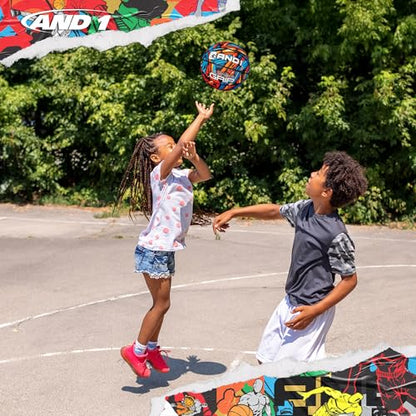 AND1 Mini Basketball Pack Set for Kids (Deflated w/Pump Included): - 7-Inch Premium Youth Size Basketballs, Easy to Grip - color: Supreme Grip, size: 3