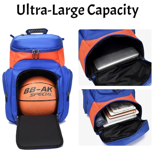 Custom Men's Basketball Backpack - color: Yellow