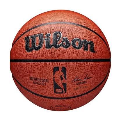 WILSON NBA Authentic Indoor/Outdoor Basketballs - Size 3, Size 6 and Size 7 - size: Size 7 - 29.5"