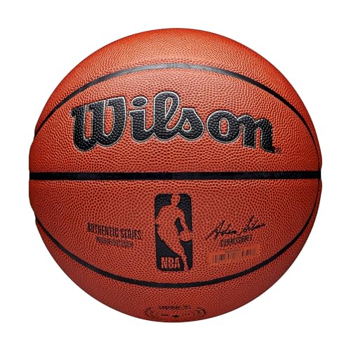 WILSON NBA Authentic Indoor/Outdoor Basketballs - Size 3, Size 6 and Size 7 - size: Size 7 - 29.5"