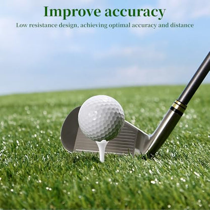 50PCS Plastic Golf Tees - 1-1/2‘’ Short Golf Tees - Enhanced Durability & Stability - Low-Friction Design for Iron、Par Threes, Hybrids and Driving Range