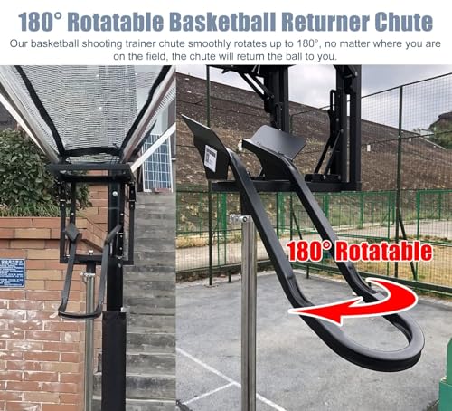 Basketball Hoop Returner Shot Return Apparatus Shooting Machine Standing Aid Kid Adult Player - Attachment