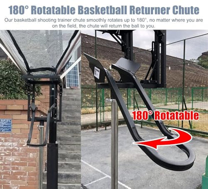 Basketball Hoop Returner Shot Return Apparatus Shooting Machine Standing Aid Kid Adult Player - Attachment