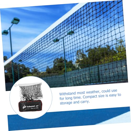 Portable Volleyball Net for Backyard Outdoor Sports with Folding Design and Carry Bag Easy Setup Badminton and Beach Volleyball Net for Driveway and Park Recreation