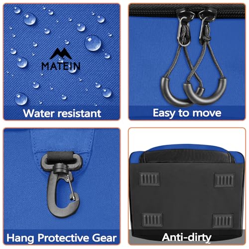 MATEIN Basketball Bag, Sturdy Soccer Bag with Ball Holder & Shoe Compartment, Large Basketball Backpack for Training Equipment, Water Resistant Sports Ball Backpack Fits Volleyball Football, Colorful - color: Blue - Large