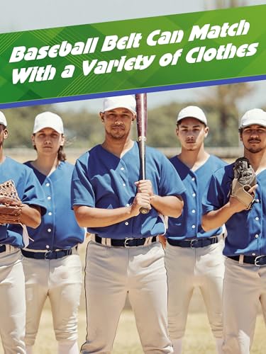 12 Pieces Baseball Belts Bulk Softball Belts Packs Leather Belt Adjustable Softball Belt Stretch Sports - color: Navy Blue, size: Youth Size