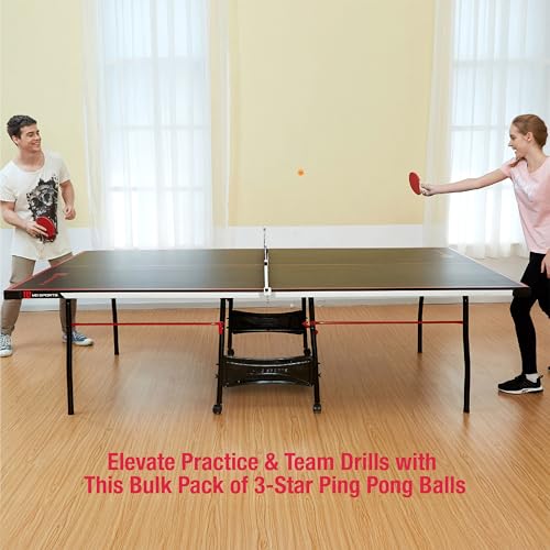 MD Sports Table Tennis Tables Multiple Styles Ping Pong Tables, Foldable for Easy Storage with Nets Included, Perfect for Family Game Rooms | Multiple Styles