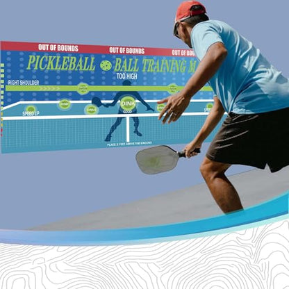 Pickleball Dink Pad Pickleball Practice Rebounder Enhance Pickleball Skill Pickleball Training Poster Mat for Gym Exercise