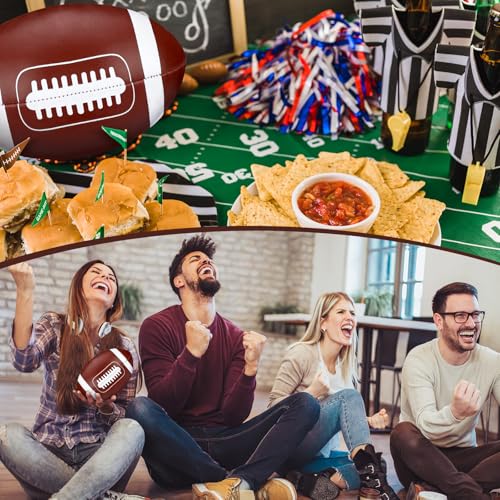 Soft Football Soft Stress Ball 6 Inch Mini Small Brown Football for Indoor Playing Catch Game Sport Decor Party Props Sport Reward Gift to Family and Friends