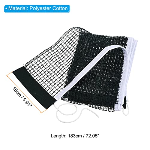 PATIKIL Table Tennis Net Replacement, Ping Pong Net String Tension Equipment Accessories PE for Indoor Outdoor