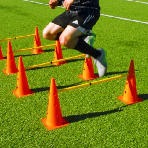 Hurdle Ladder Triangle Marker Cone Pad Disk Hurdle Multifunctional Set
