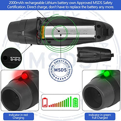 ZHT Electronic Whistles for Referees with USB Charging, 3 Tone High Volume Emergency Whistle for Referee Coaches Teacher, Outdoor Camping Hiking Boating Safety Whistles with Lanyard - color: Black&Yellow