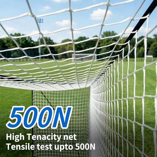 Soccer Goal, Soccer Net Easy Setup, Backyard Portable Net Collapsible Metal Base for Youth Adults,Ground Stakes Included - Multiple Sizes - size: 12/6FT
