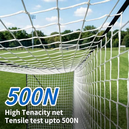 Soccer Goal, Soccer Net Easy Setup, Backyard Portable Net Collapsible Metal Base for Youth Adults,Ground Stakes Included - Multiple Sizes - size: 12/6FT