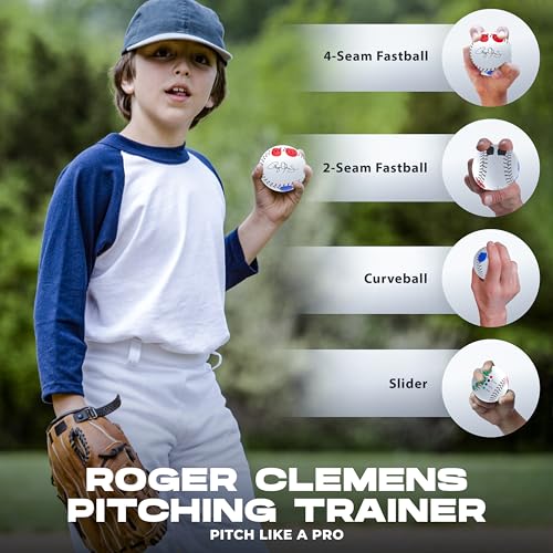 S.C. Products, Inc. Roger Clemens Pitching Trainer | Color Coded Finger Placement Marks | Instructional Booklet Included