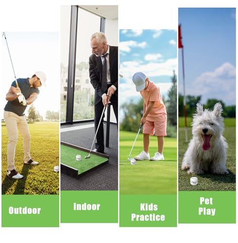 Practice Golf Balls 12 Pack,Realistic Feel and Limited Flight Golf Practice Balls,Practice Golf Balls for Backyard,Swing Training,Training Golf Balls Indoor or Outdoor Use