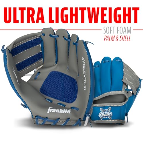 Franklin Sports Toy Baseball Glove - color: Grey/Navy