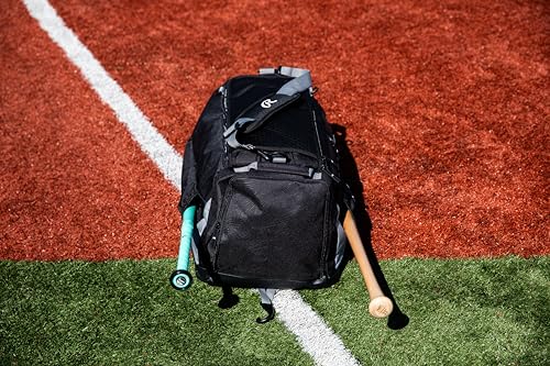 Rawlings | MACH Hybrid Backpack/Duffle Equipment Bag | Baseball & Softball | Multiple Colors - color: Black