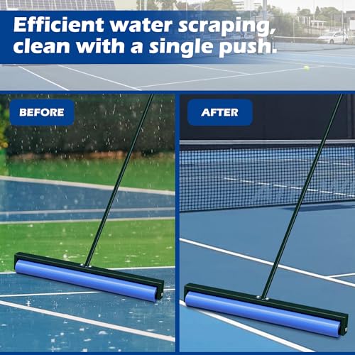 Montex Tennis Court Squeegee, Lightweight Quick Clearing Tools for Tennis Basketball Sports Court
