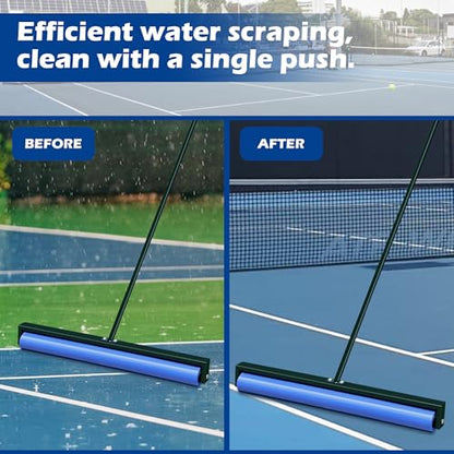 Montex Tennis Court Squeegee, Lightweight Quick Clearing Tools for Tennis Basketball Sports Court