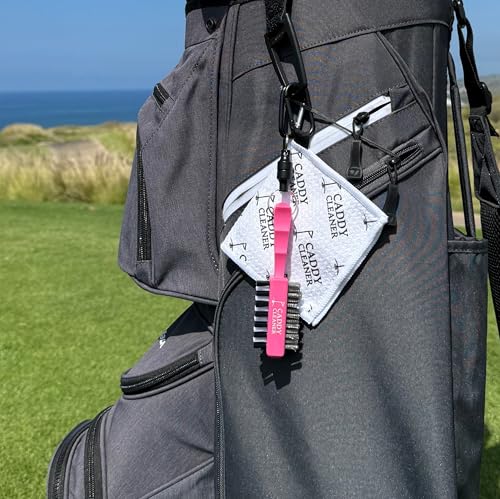 Golf Club Cleaner, Clean Swing Mini Brush - Par Pink