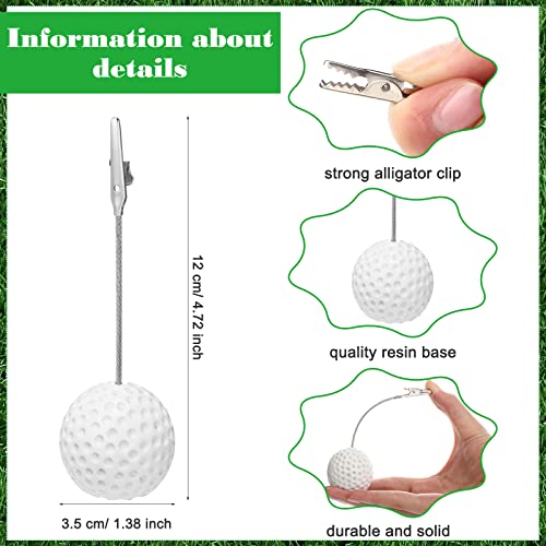 Fumete 101 Pcs Guess How Many Golf Tees Cards 1 Resin Golf Ball Base Memo Clip Holder 10 Pencils Funny Games for Golf Theme Party Supply Bridal Shower Birthday Baby Shower