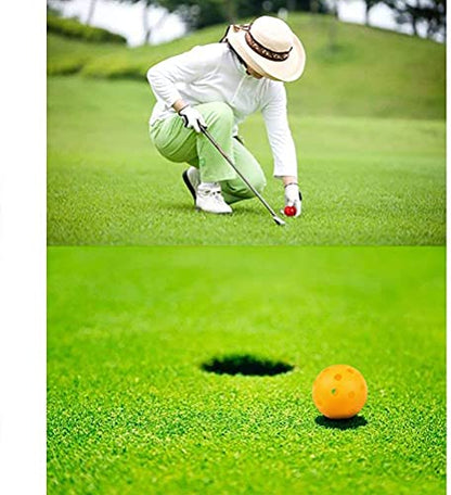 100 Pack Practice Golf Balls Airflow Hollow Plastic Golf Balls Practice Trainingor Driving Range, Swing Practice, Home Pool Balls