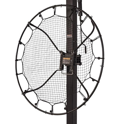 Silverback Multi-Sport Training Rebound Passback Net - Basketball Rebounder - Multisport Rebounder,Black