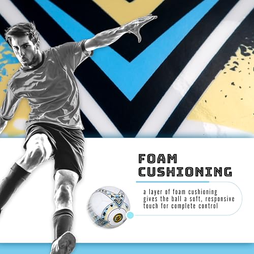 Franklin Sports Official MLS Team Soccer Balls - Official Size 5 Soccer Balls - Regulation Size + Weight Soccer Ball for Kids + Adults - Boys + Girls Soccer Ball - Air Pump Included